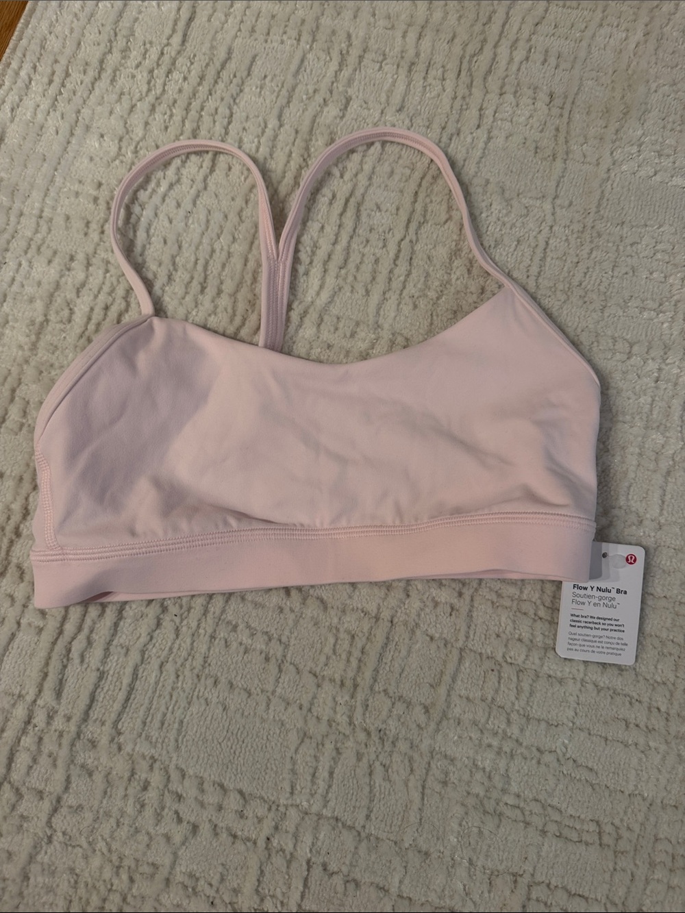 lululemon athletica Light Pink Double-Strap Sports Bra